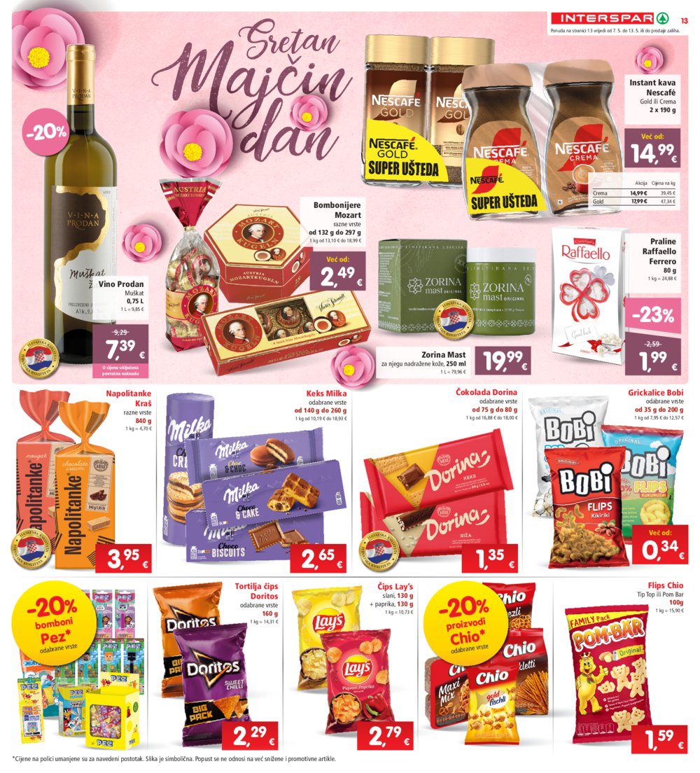 INTERSPAR katalog akcija 07.05.-13.05.2025.