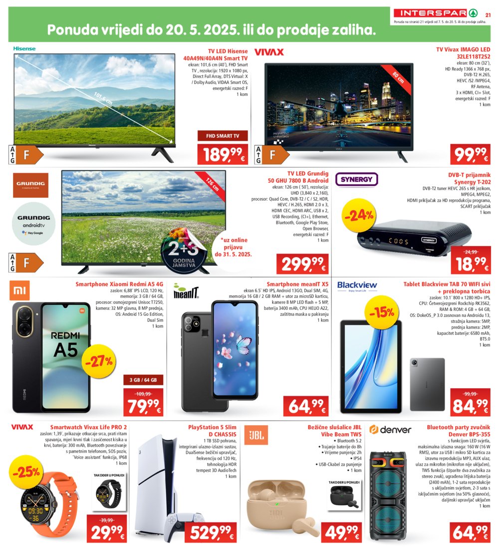 INTERSPAR katalog akcija 07.05.-13.05.2025.