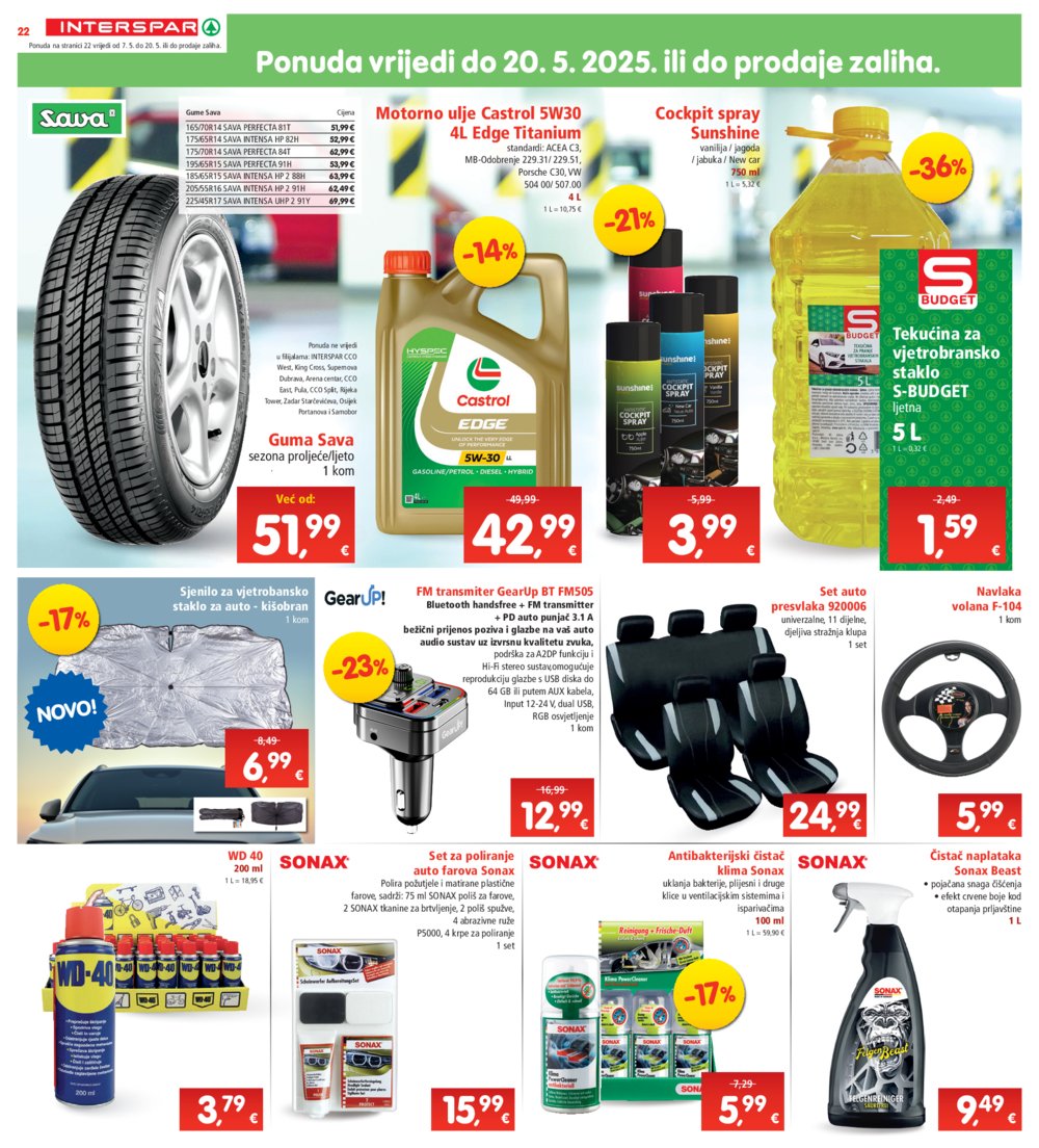 INTERSPAR katalog akcija 07.05.-13.05.2025.