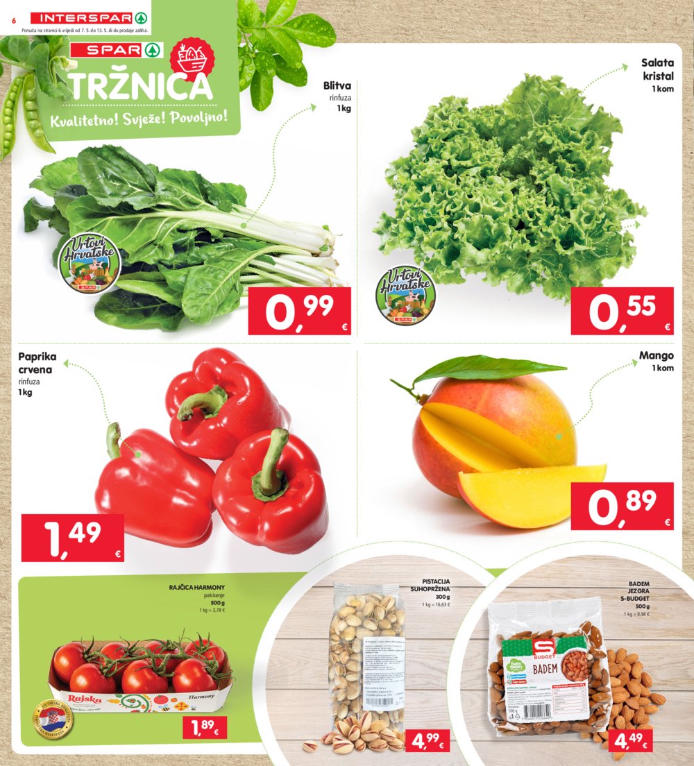 INTERSPAR katalog akcija 07.05.-13.05.2025.