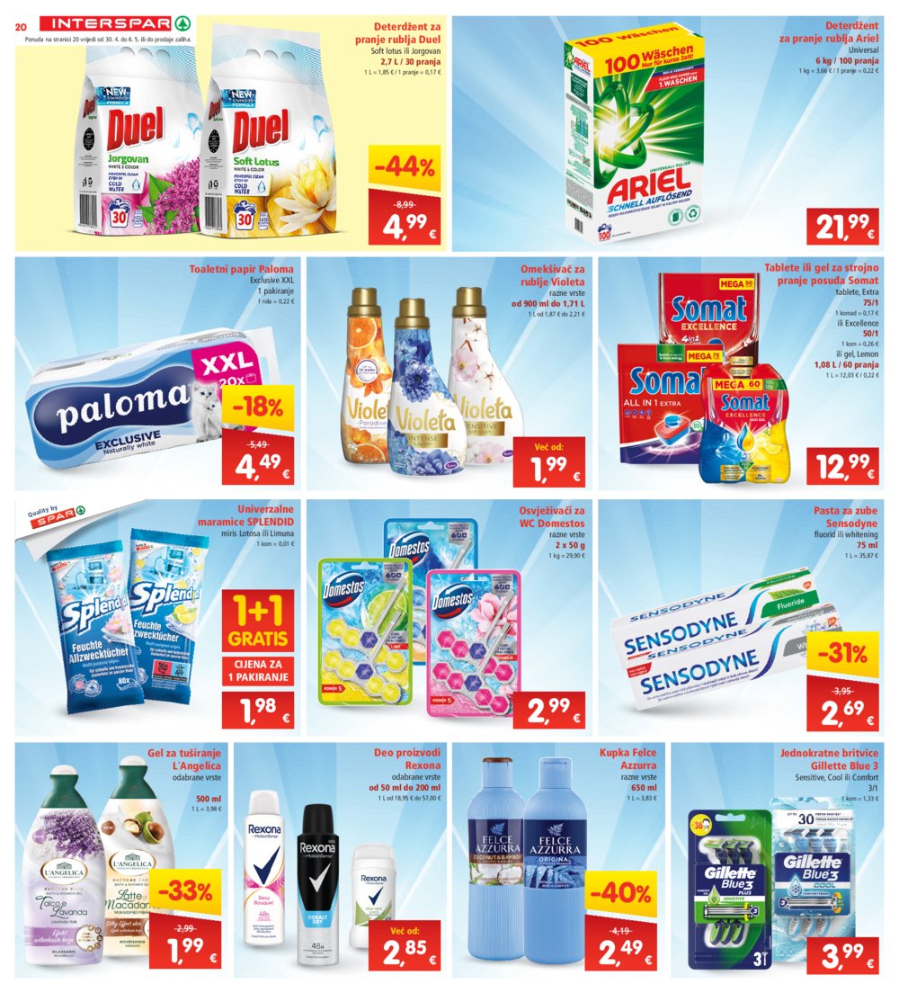 INTERSPAR katalog Akcija 30.04.-06.05.2025.