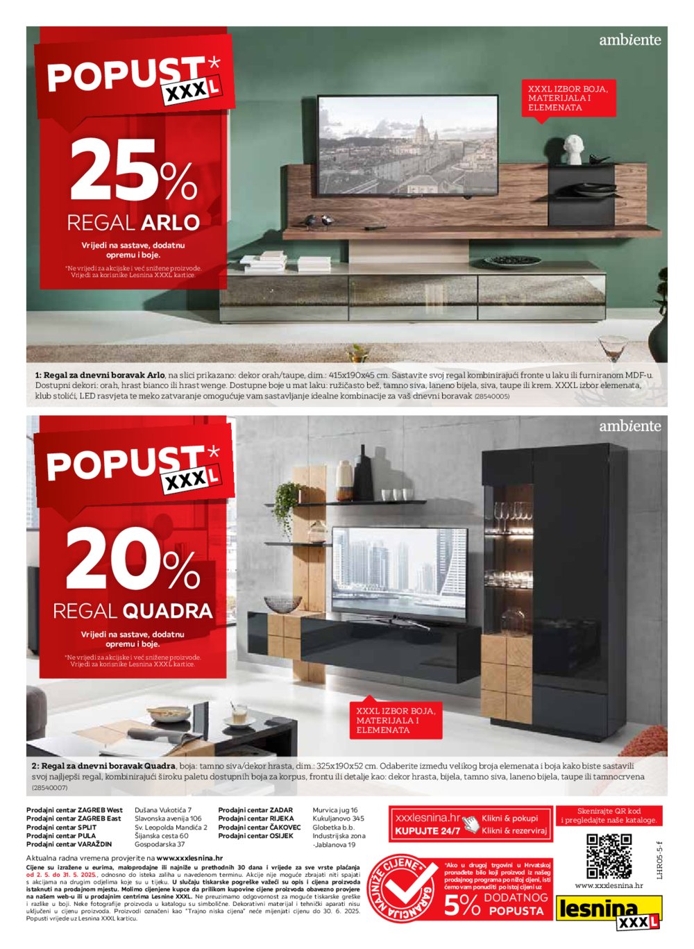 Lesnina Trendovi sajam Milano katalog akcija 02.05.-31.05.2025.