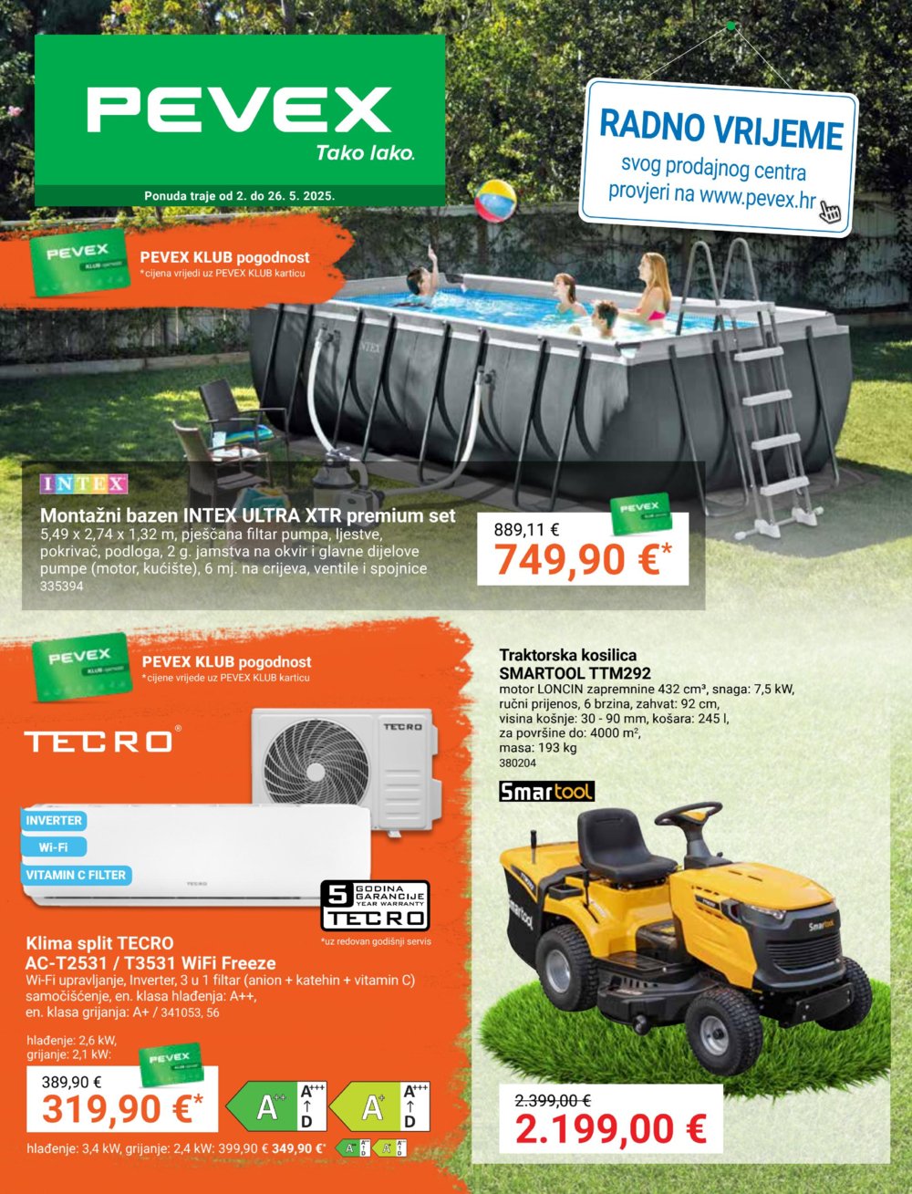 Pevex katalog Akcija 02.05.-26.05.2025.
