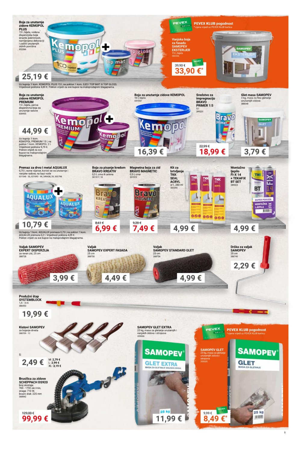 Pevex katalog Gradnja 02.05.-26.05.2025.