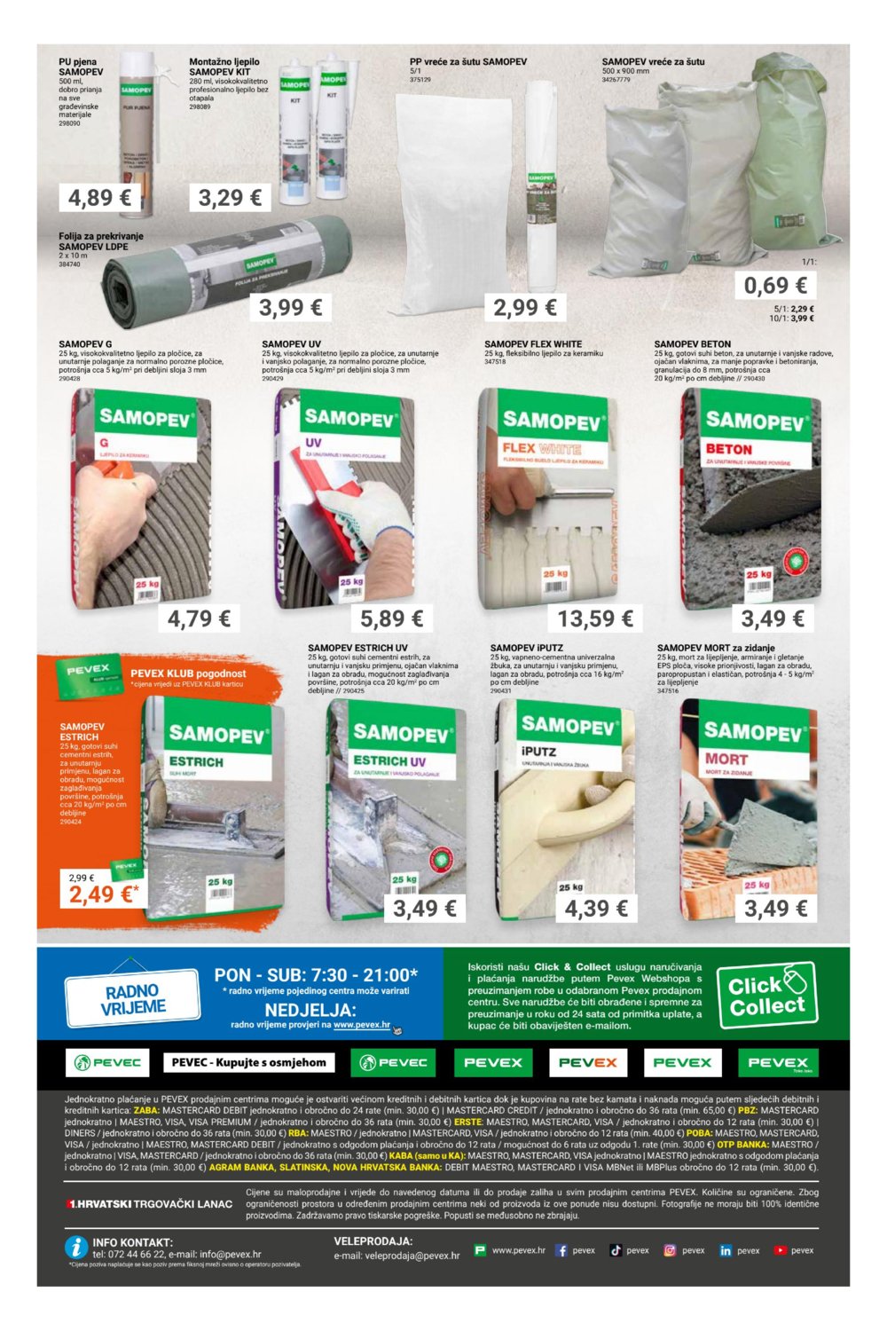 Pevex katalog Gradnja 02.05.-26.05.2025.