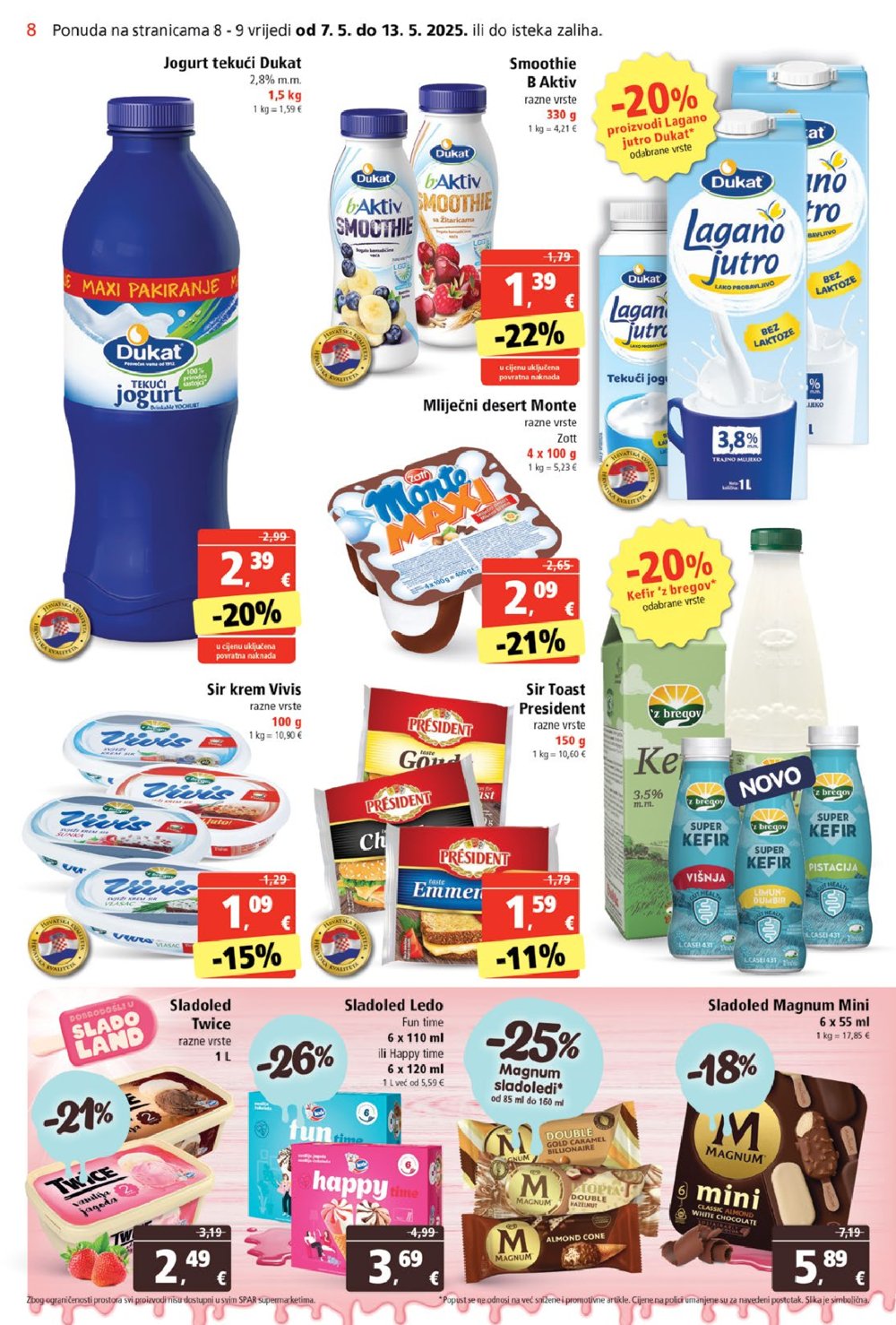 SPAR katalog Akcija 07.05.-13.05.2025.