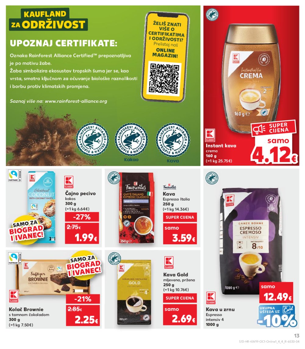 Kaufland katalog Kaufland marke 07.05.-13.05.2025. Biograd na Moru