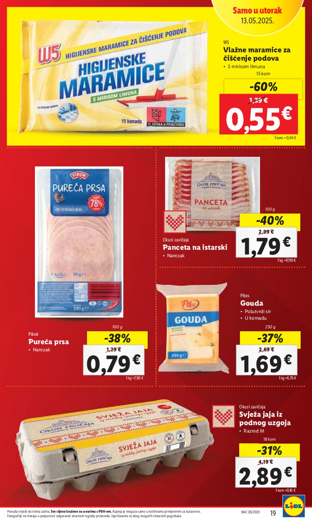 Lidl Super ponuda od Ponedjeljka 12.05.-18.05.2025.
