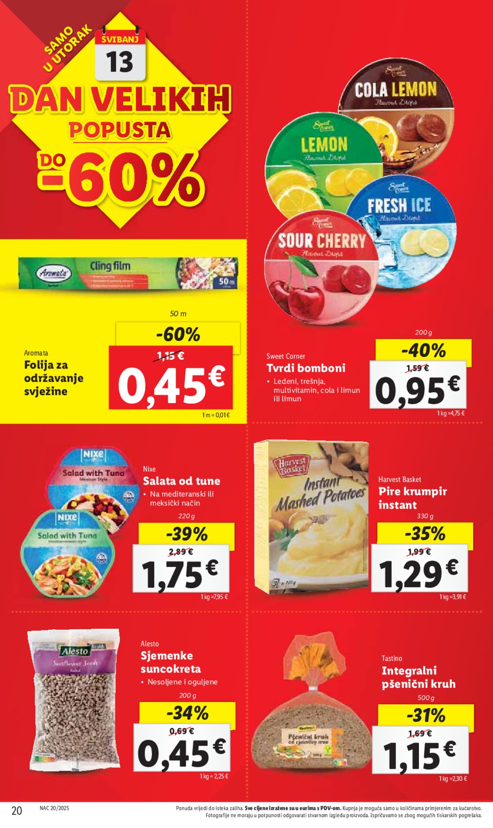 Lidl Super ponuda od Ponedjeljka 12.05.-18.05.2025.