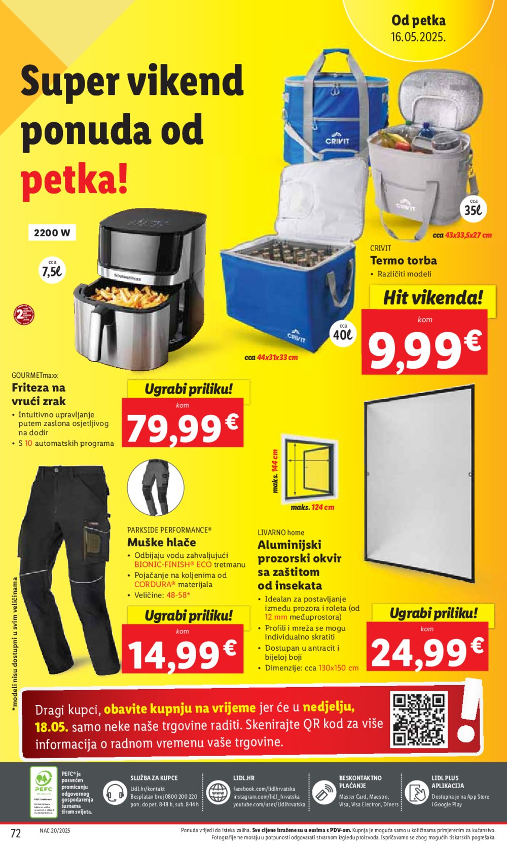 Lidl Super ponuda od Ponedjeljka 12.05.-18.05.2025.
