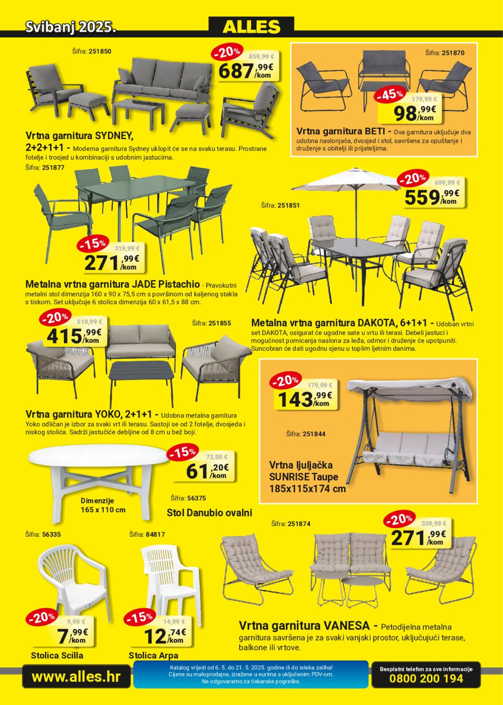 Alles katalog Akcija 06.05.-21.05.2025.