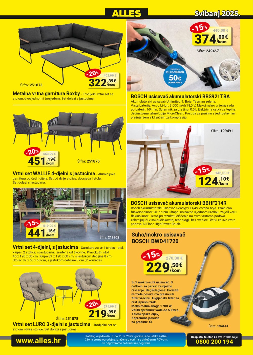 Alles katalog Akcija 06.05.-21.05.2025.