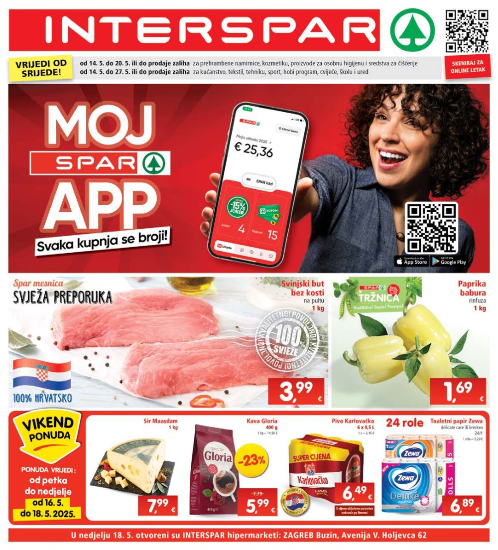 INTERSPAR katalog akcija 14.05.-20.05.2025.