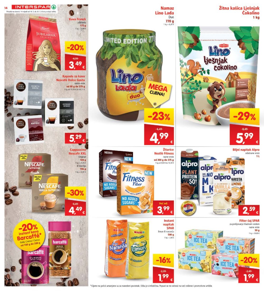 INTERSPAR katalog akcija 14.05.-20.05.2025.
