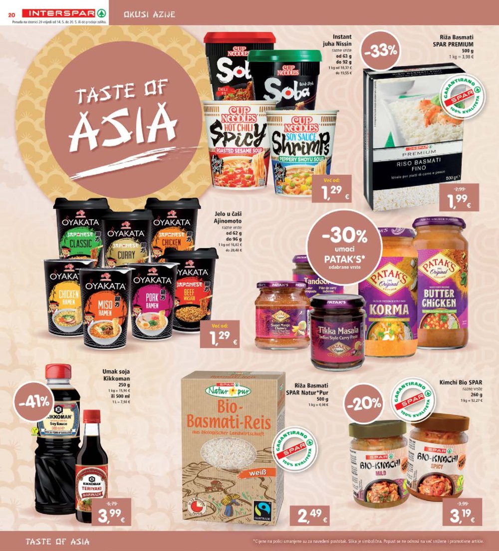 INTERSPAR katalog akcija 14.05.-20.05.2025.