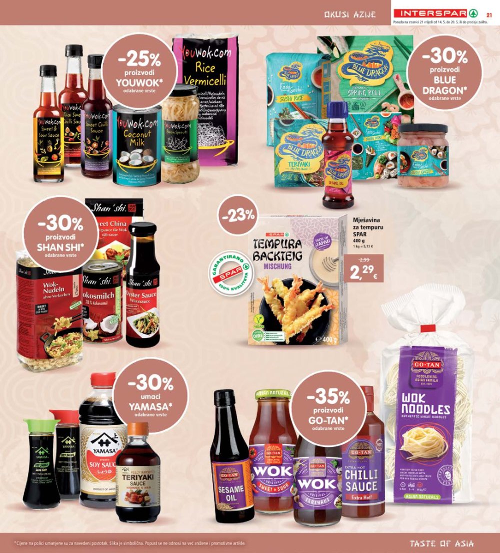 INTERSPAR katalog akcija 14.05.-20.05.2025.