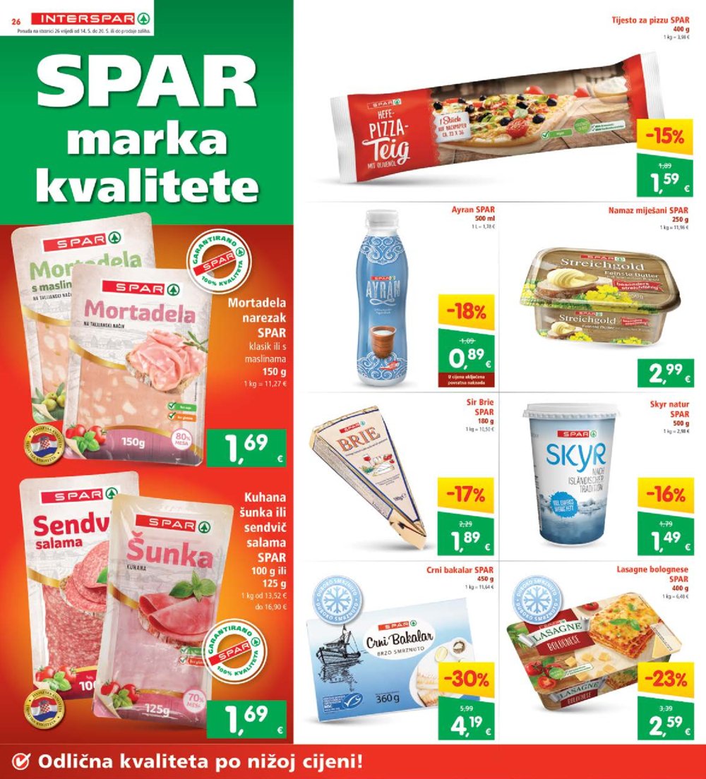INTERSPAR katalog akcija 14.05.-20.05.2025.