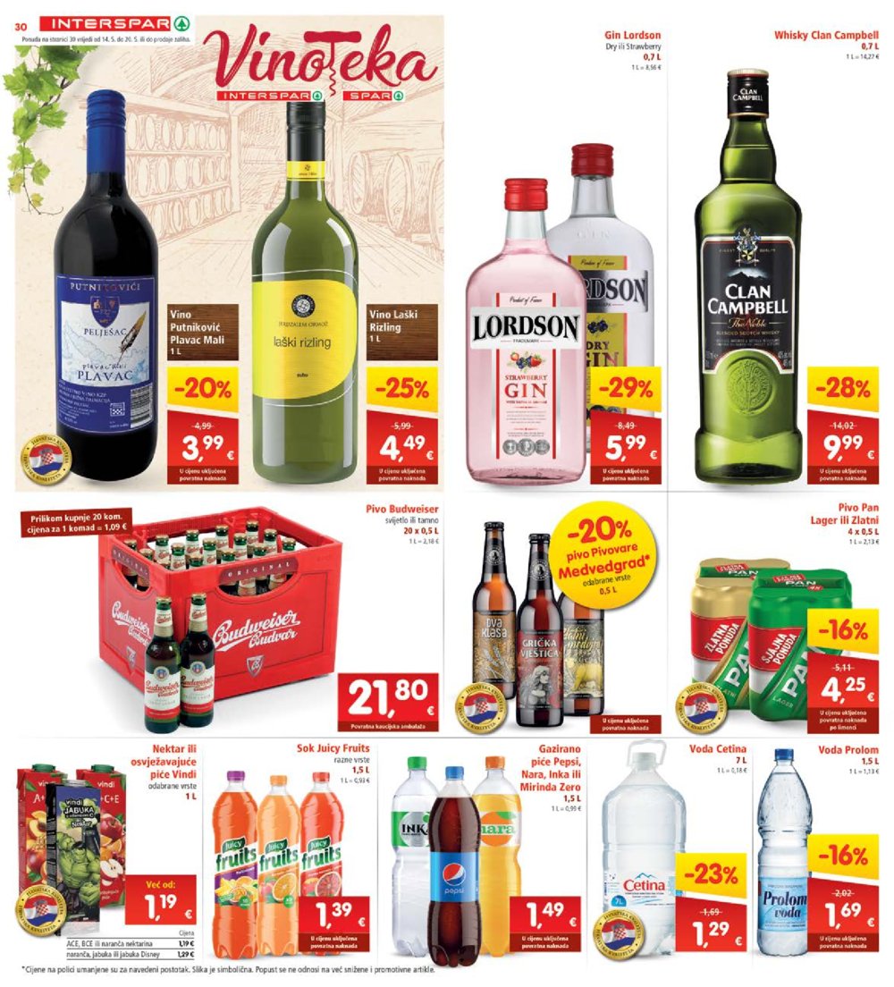 INTERSPAR katalog akcija 14.05.-20.05.2025.