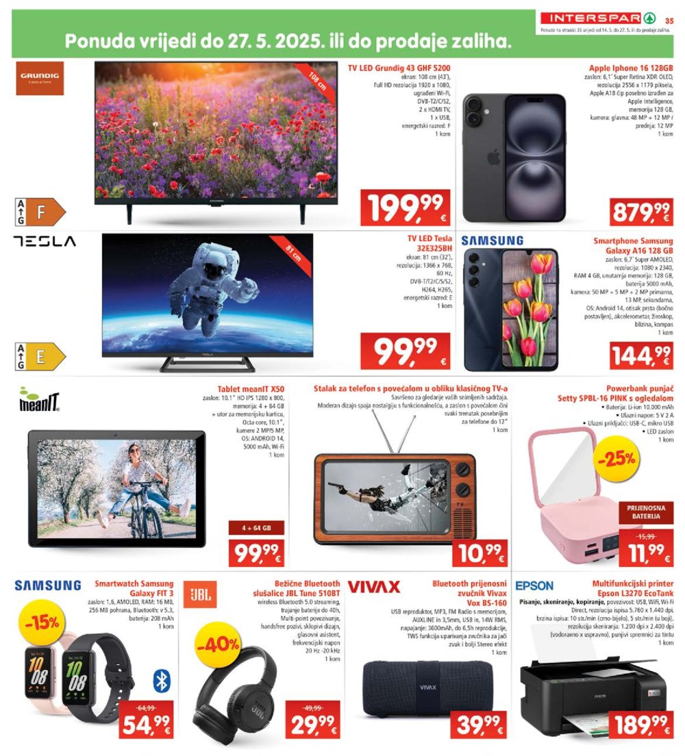 INTERSPAR katalog akcija 14.05.-20.05.2025.