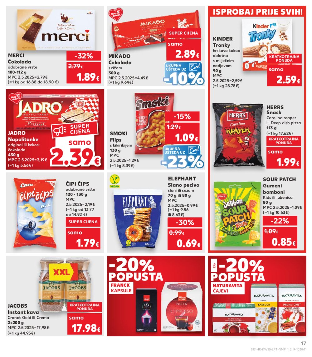 Kaufland katalog Akcija 14.05.-20.05.2025. Odabrane poslovnice