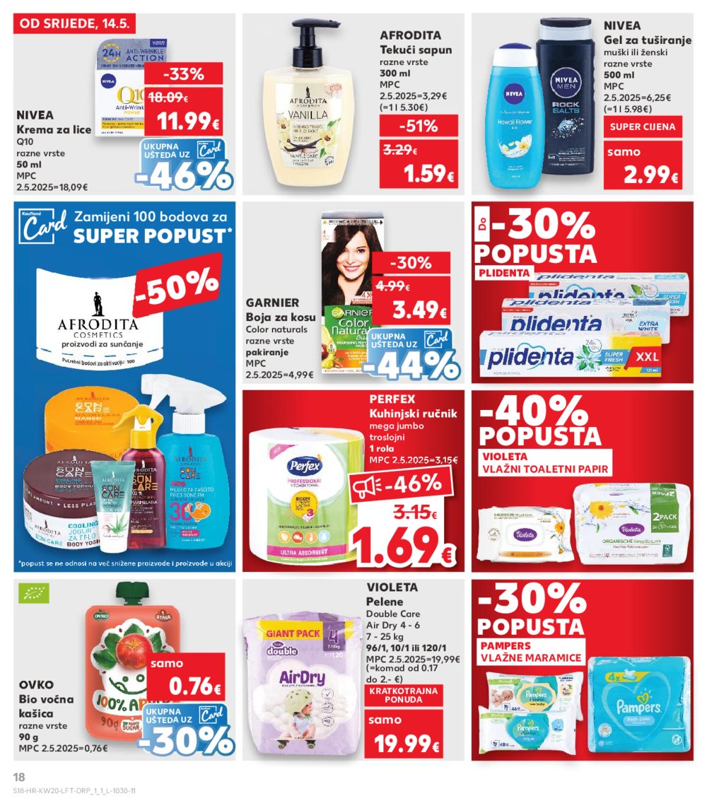 Kaufland katalog Akcija 14.05.-20.05.2025. Odabrane poslovnice