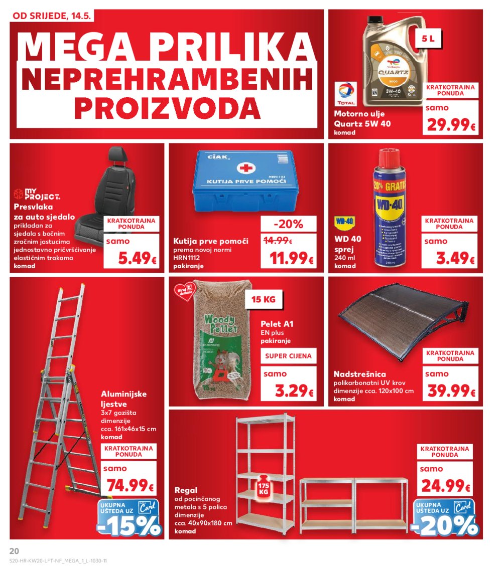 Kaufland katalog Akcija 14.05.-20.05.2025. Odabrane poslovnice