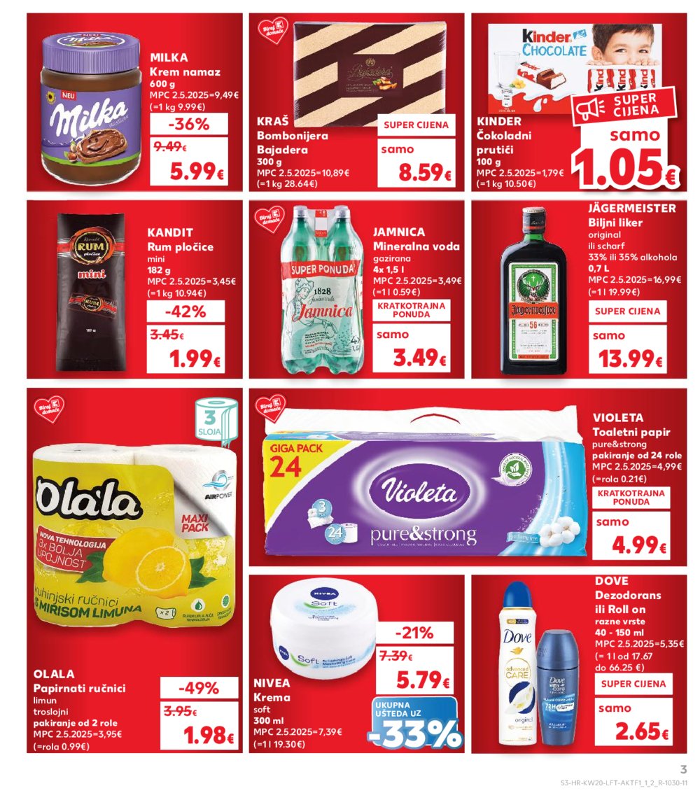 Kaufland katalog Akcija 14.05.-20.05.2025. Odabrane poslovnice
