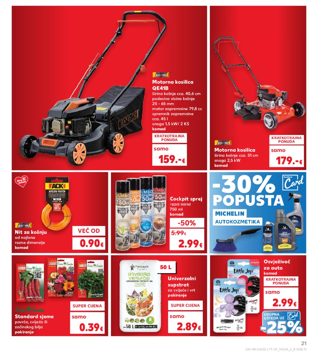 Kaufland katalog Akcija 14.05.-20.05.2025. Odabrane poslovnice