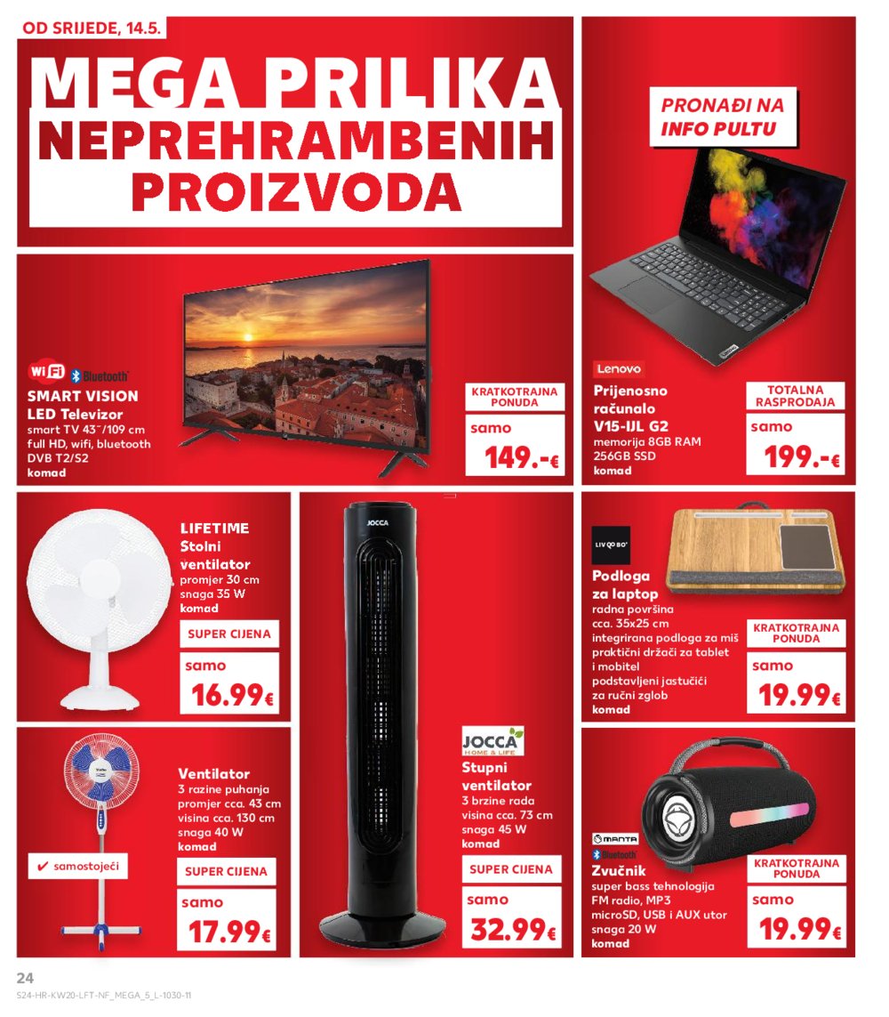 Kaufland katalog Akcija 14.05.-20.05.2025. Odabrane poslovnice