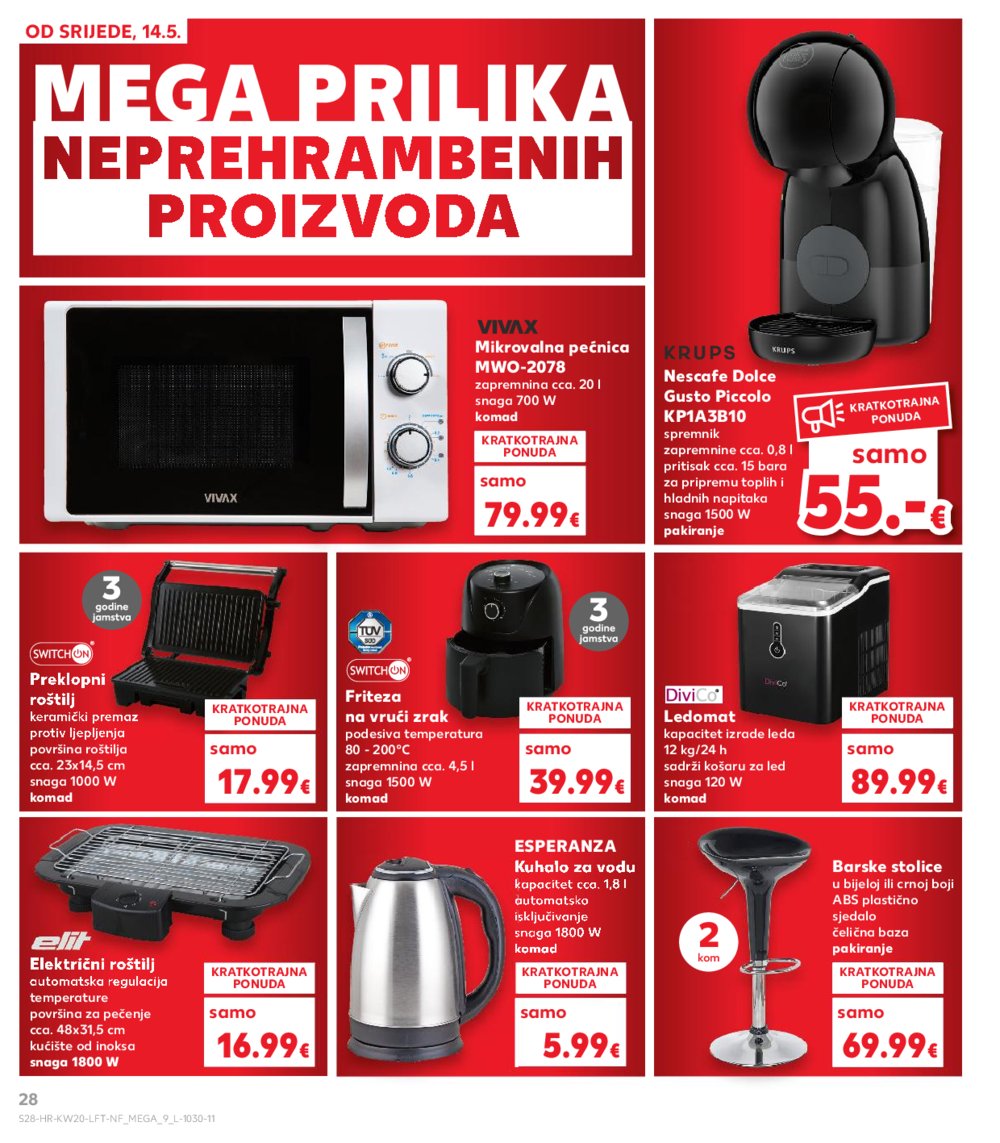 Kaufland katalog Akcija 14.05.-20.05.2025. Odabrane poslovnice