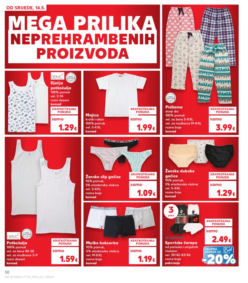 Kaufland katalog Akcija 14.05.-20.05.2025. Odabrane poslovnice