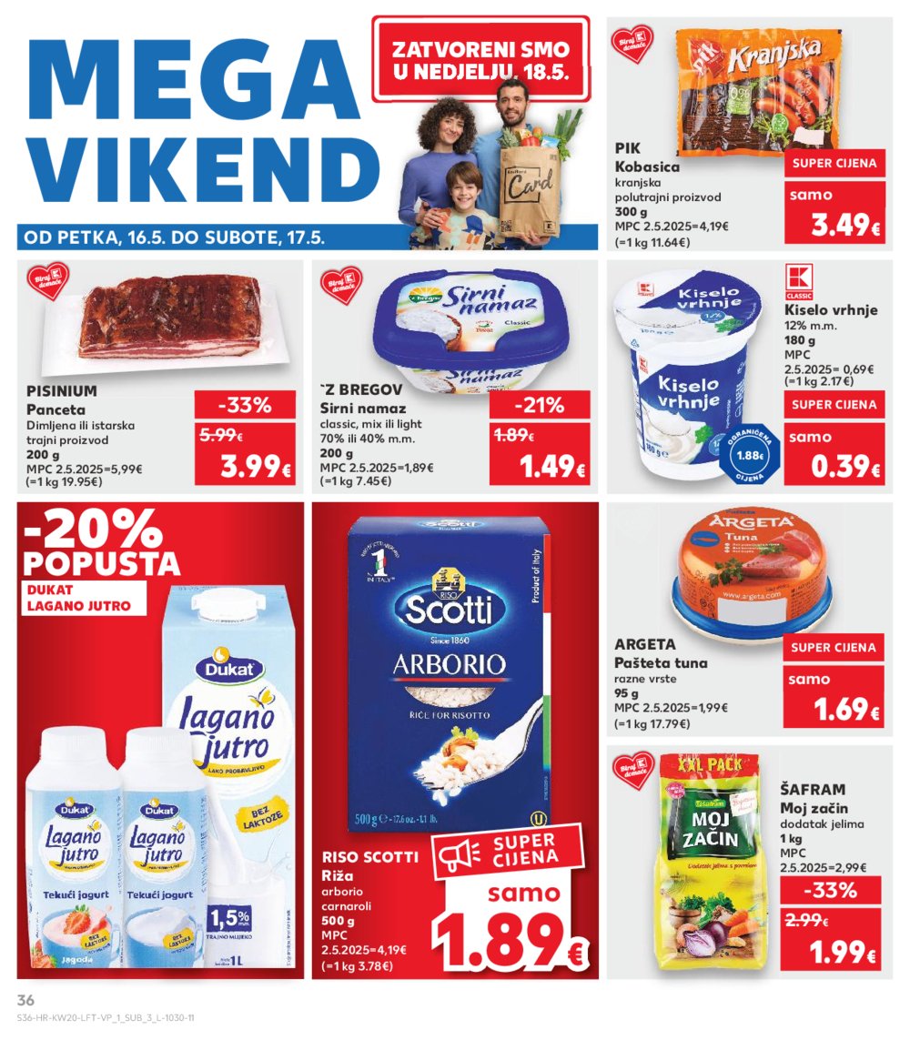 Kaufland katalog Akcija 14.05.-20.05.2025. Odabrane poslovnice