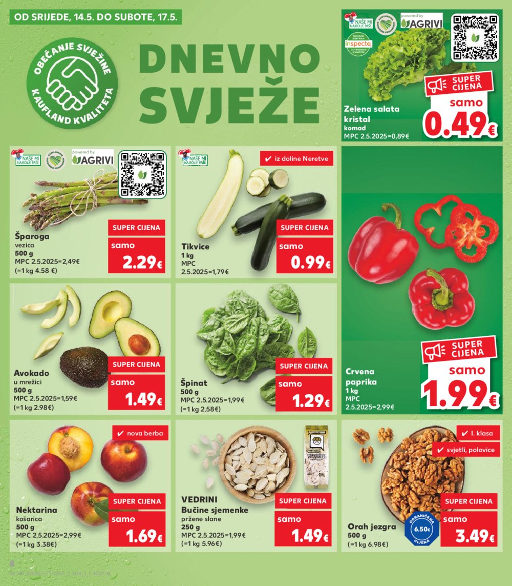 Kaufland katalog Akcija 14.05.-20.05.2025. Odabrane poslovnice