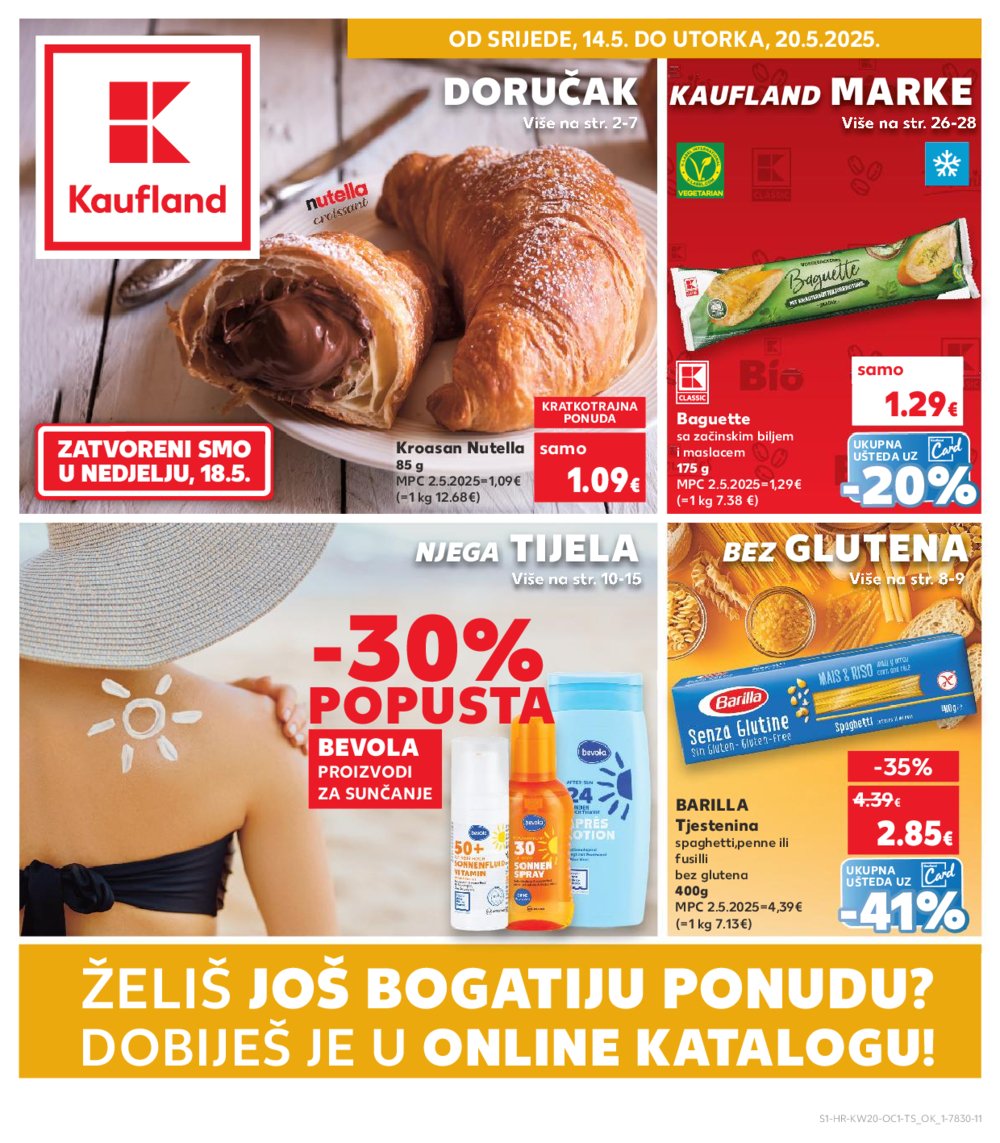 Kaufland katalog Kaufland marke 14.05.-20.05.2025. Ivanec