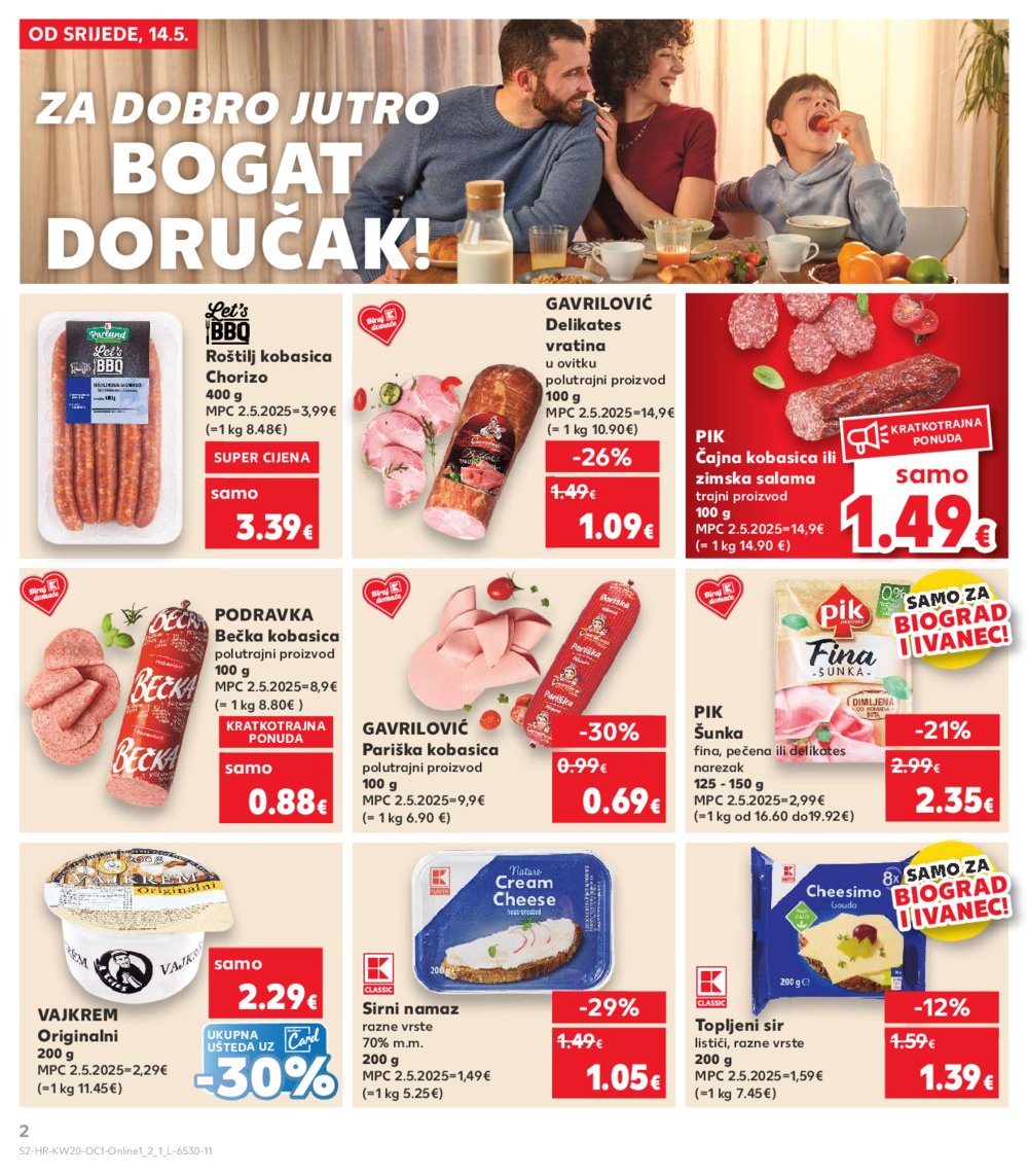 Kaufland katalog Kaufland marke 14.05.-20.05.2025. Ivanec