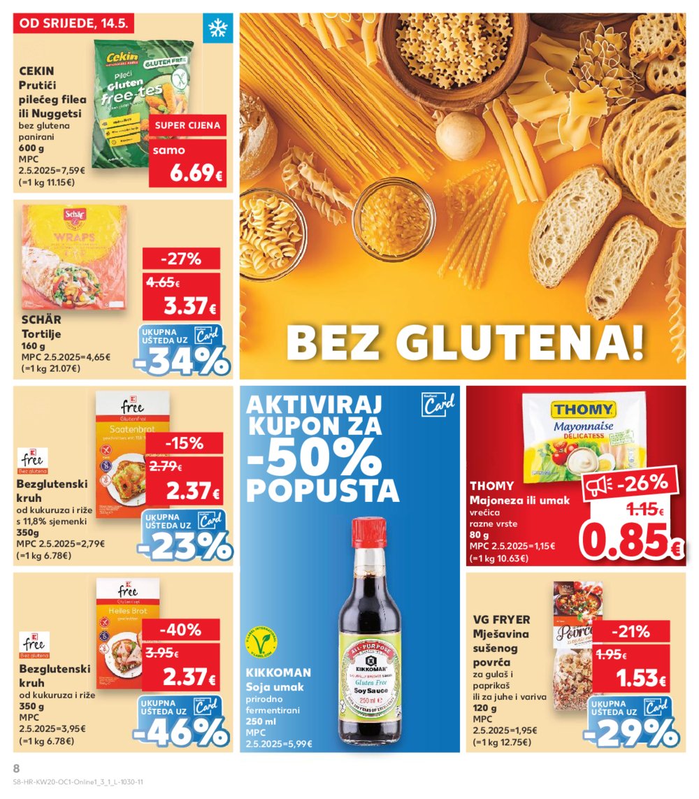 Kaufland katalog Kaufland marke 14.05.-20.05.2025. Odabrane poslovnice