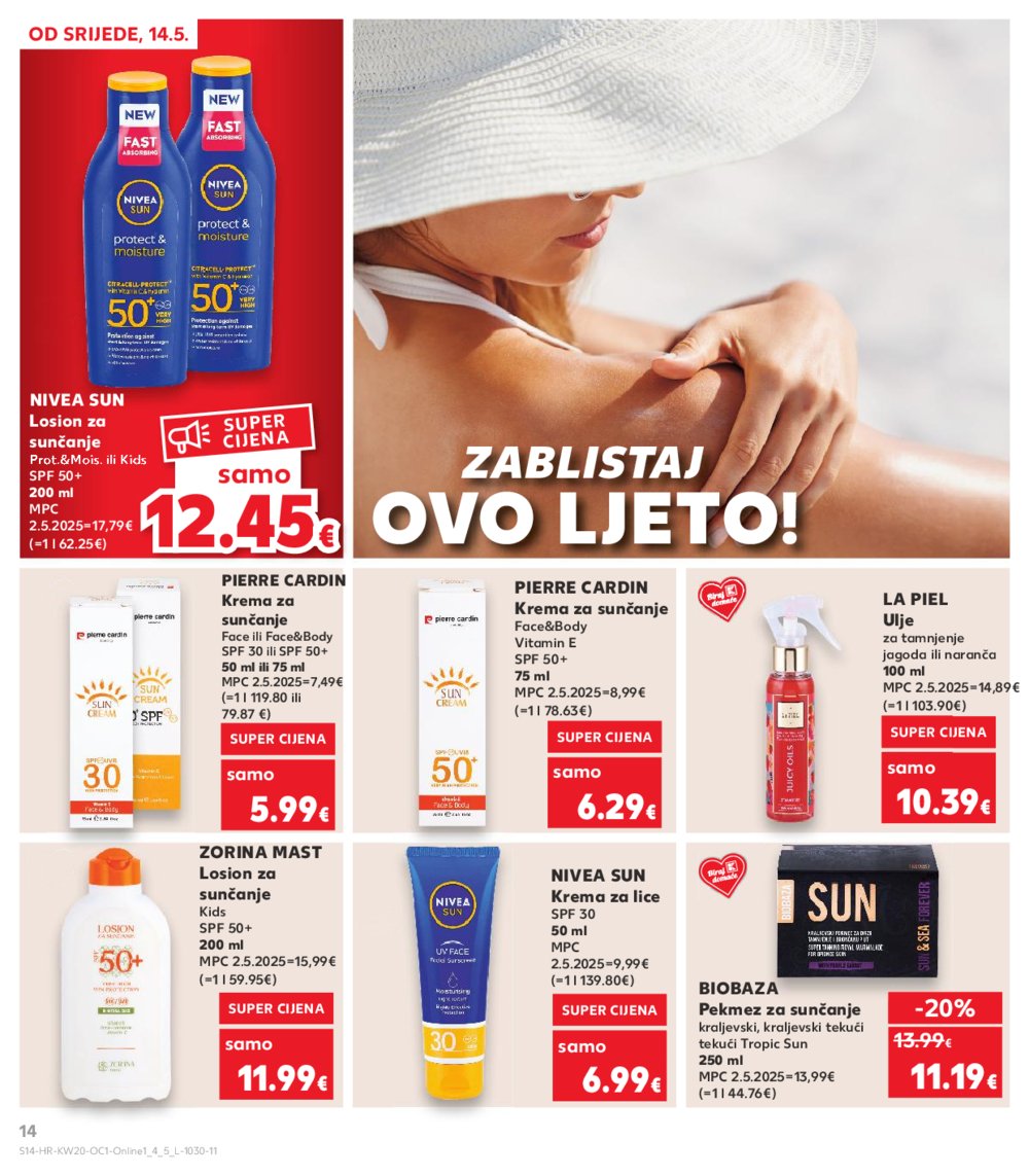 Kaufland katalog Kaufland marke 14.05.-20.05.2025. Odabrane poslovnice