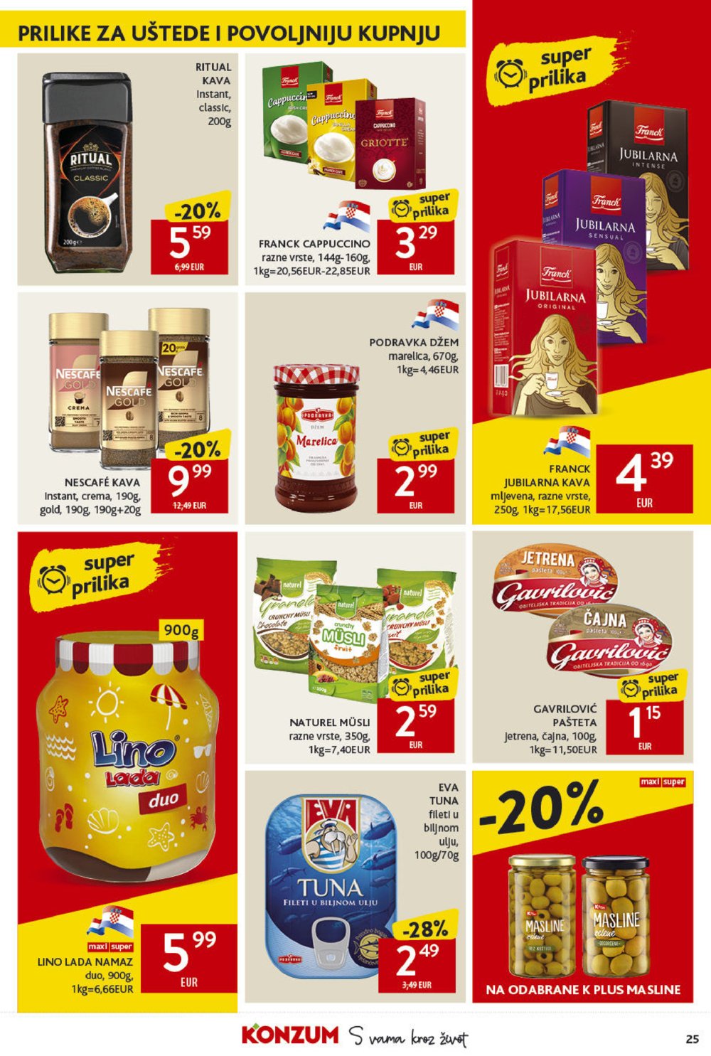 Konzum katalog Akcija 14.05. - 20.05.2025.