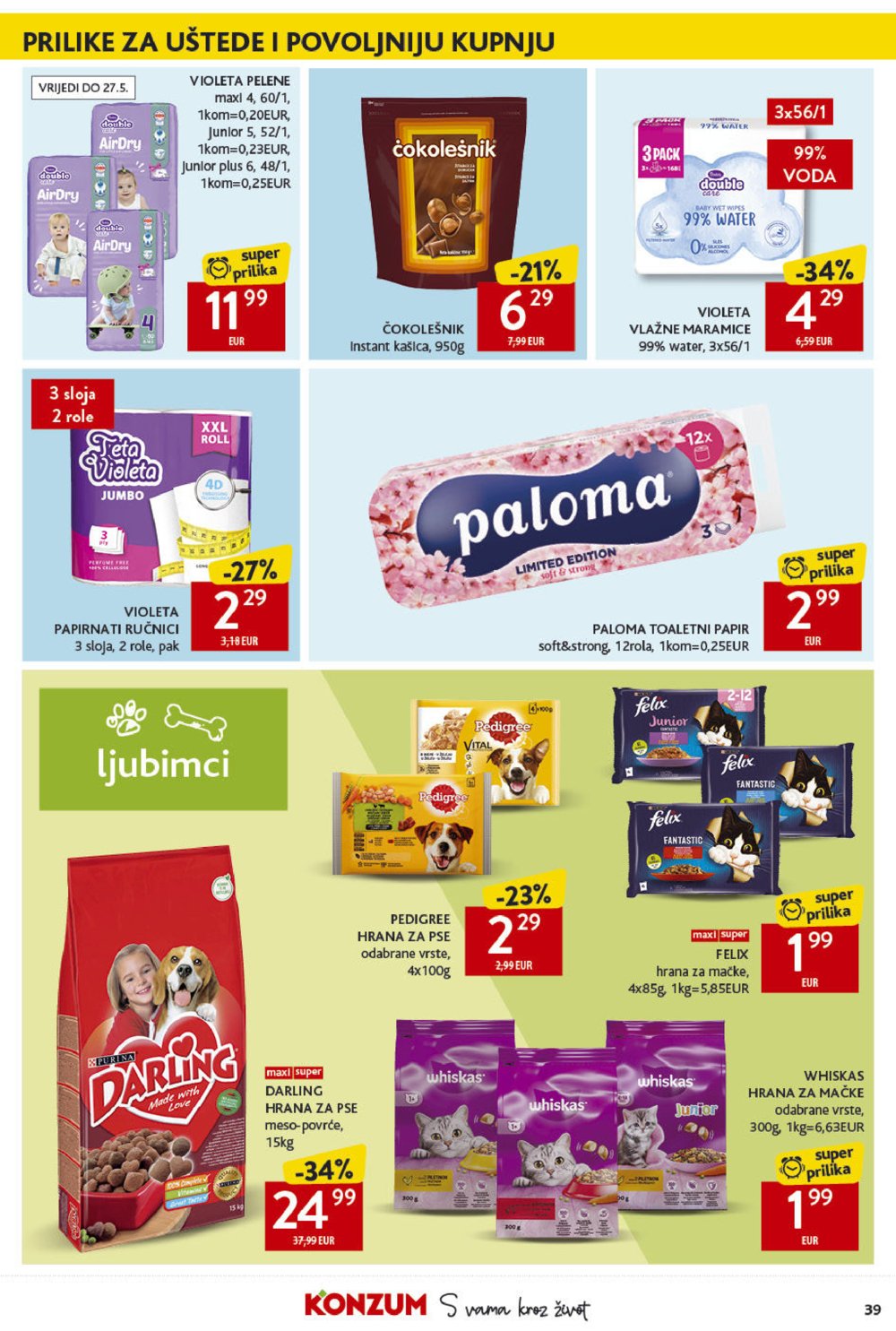 Konzum katalog Akcija 14.05. - 20.05.2025.