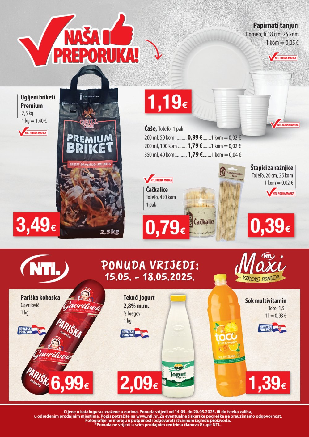 NTL katalog Maxi Tjedna ponuda 14.05.-20.05.2025.