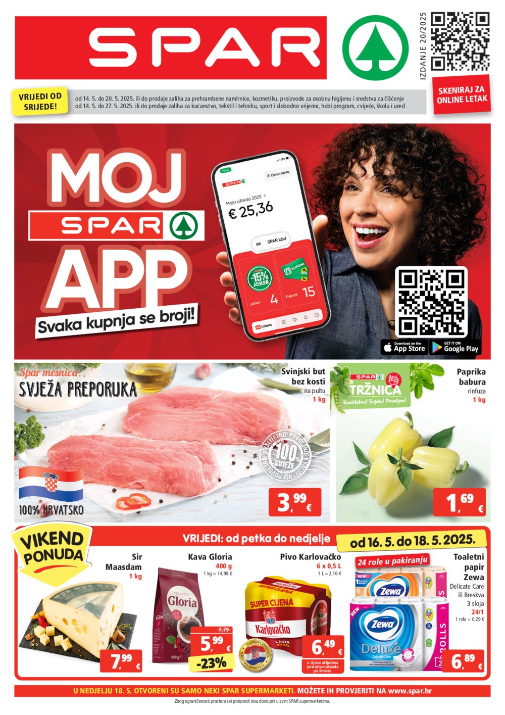 SPAR katalog akcija 14.05.-20.05.2025.