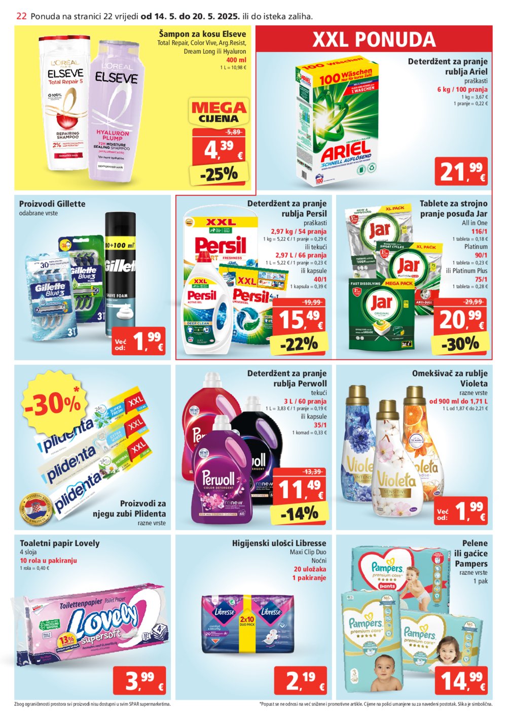 SPAR katalog akcija 14.05.-20.05.2025.
