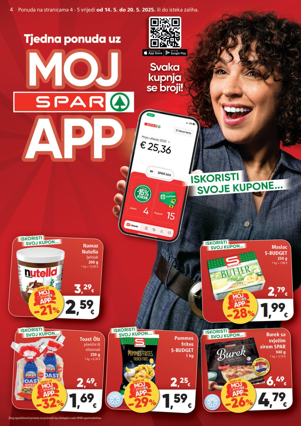 SPAR katalog akcija 14.05.-20.05.2025.