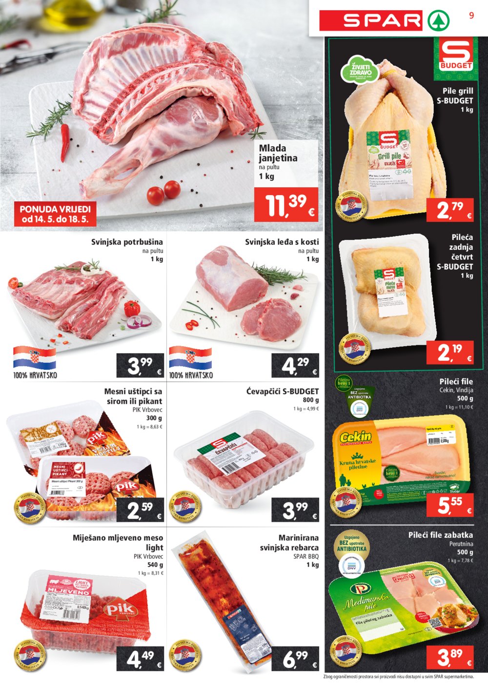 SPAR katalog akcija 14.05.-20.05.2025.