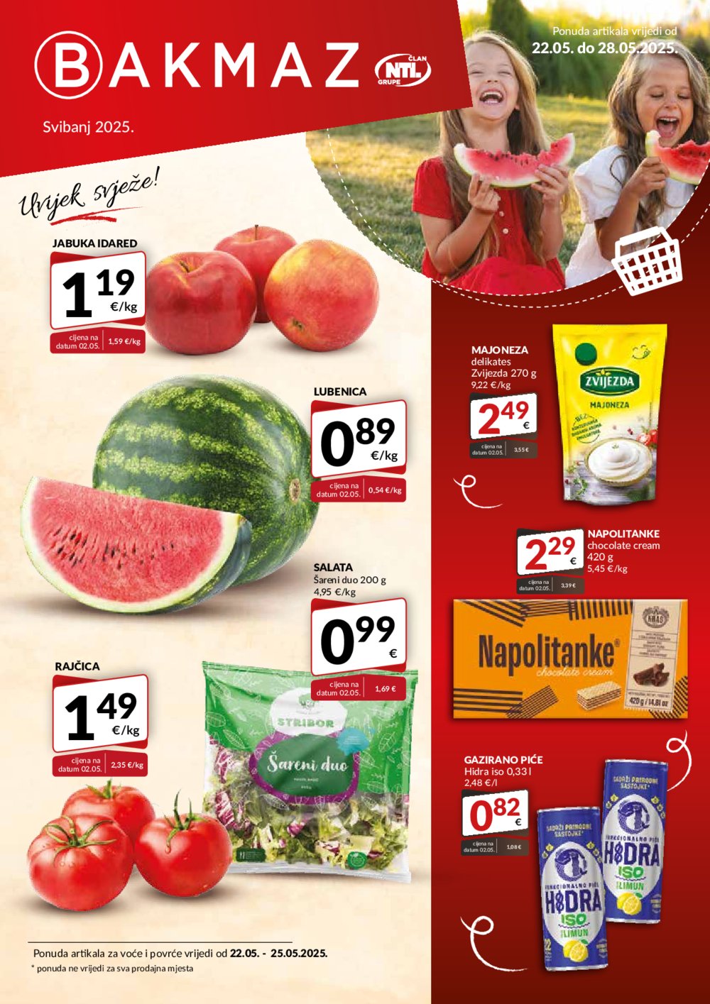 Bakmaz katalog Akcija 22.05.-28.05.2025.