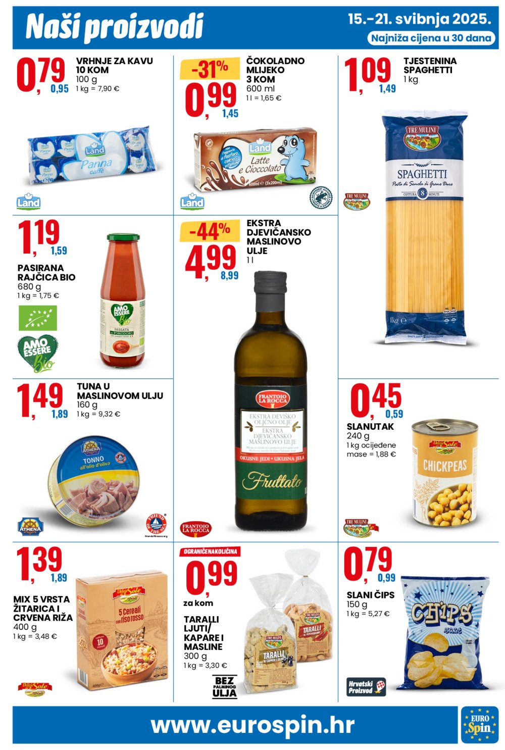 Eurospin katalog akcija 15.05-21.05.2025. 