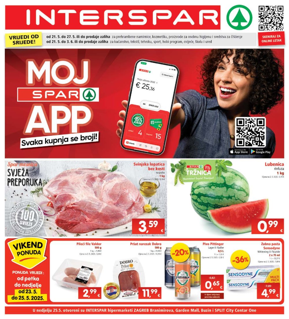 INTERSPAR katalog Akcija 21.05.-27.05.2025.