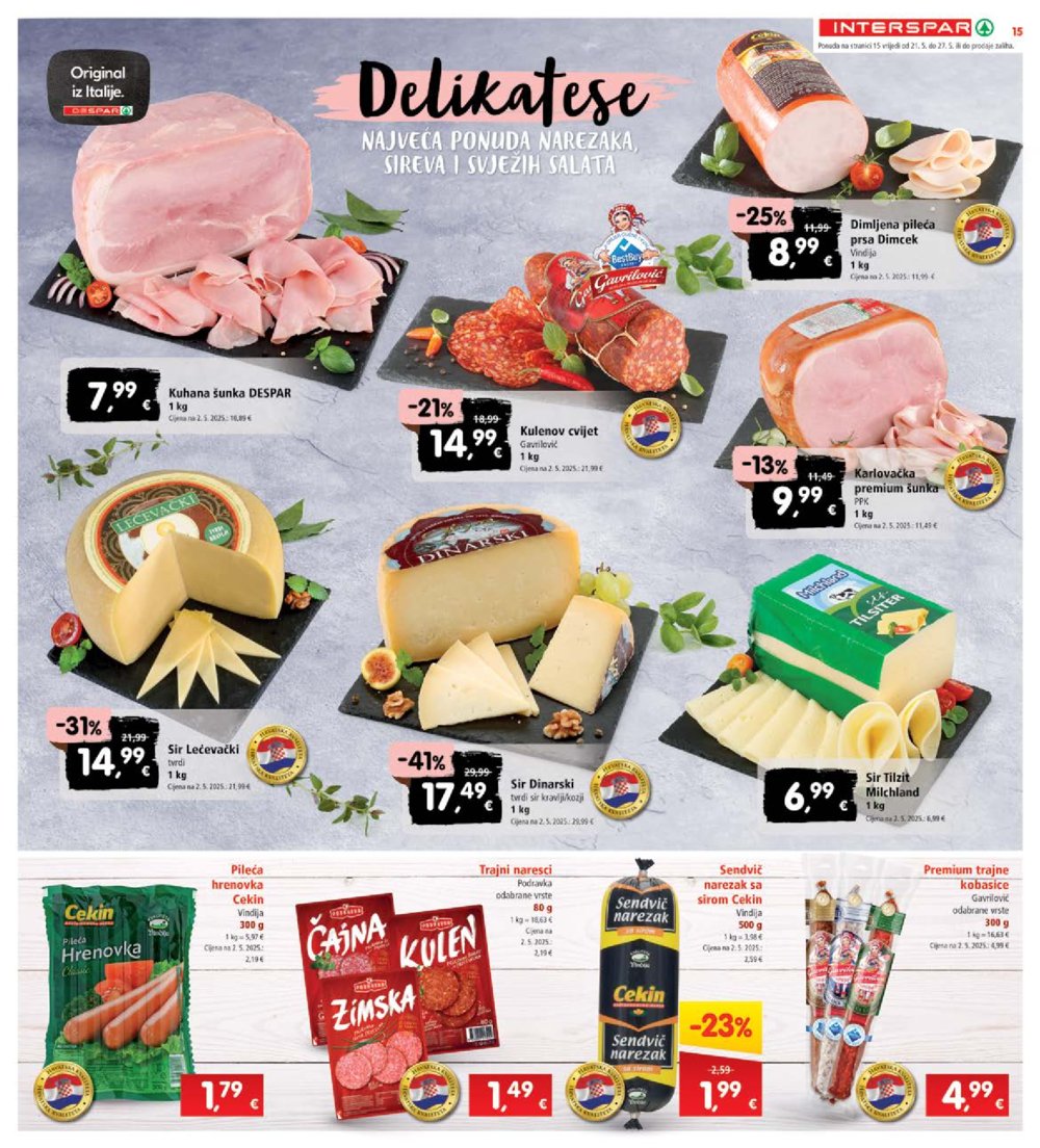 INTERSPAR katalog Akcija 21.05.-27.05.2025.