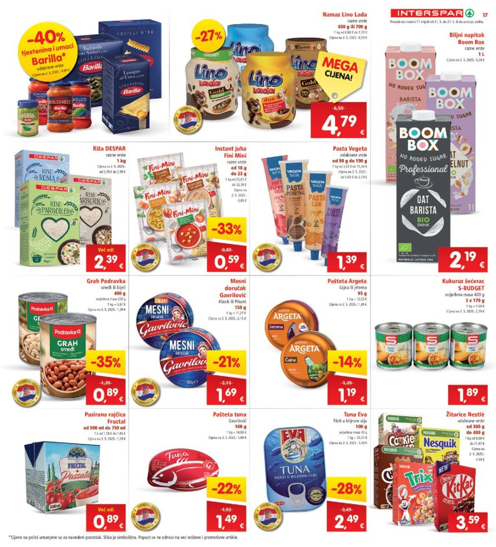 INTERSPAR katalog Akcija 21.05.-27.05.2025.