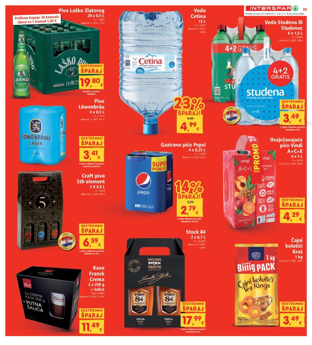 INTERSPAR katalog Akcija 21.05.-27.05.2025.